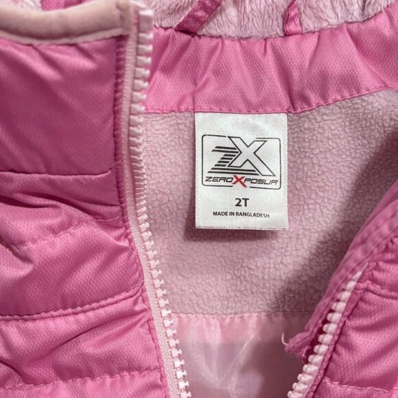 ZeroXposur | Toddler Baby Girls Pink Puffer Jacket Winter Coat 2T - Picture 5 of 16
